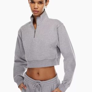 Aritzia Wilfred Free Quarter Zip Sweatshirt